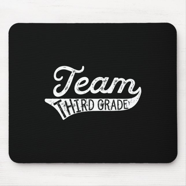 Team Third Grade - Student Teacher Ck To School  Mouse Pad (Front)