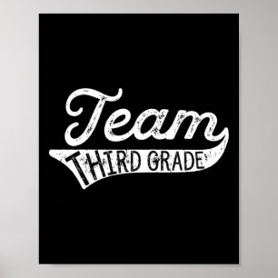 Team Third Grade - Student Teacher Ck To School Poster