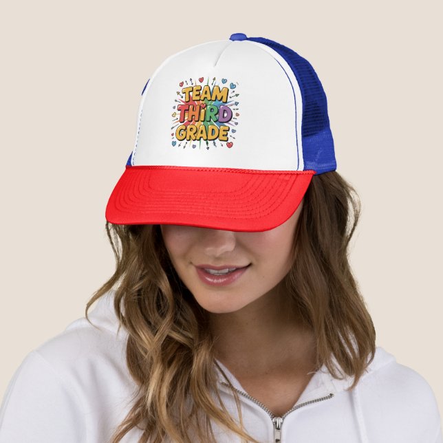 Team Third Grade Trucker Hat (In Situ)