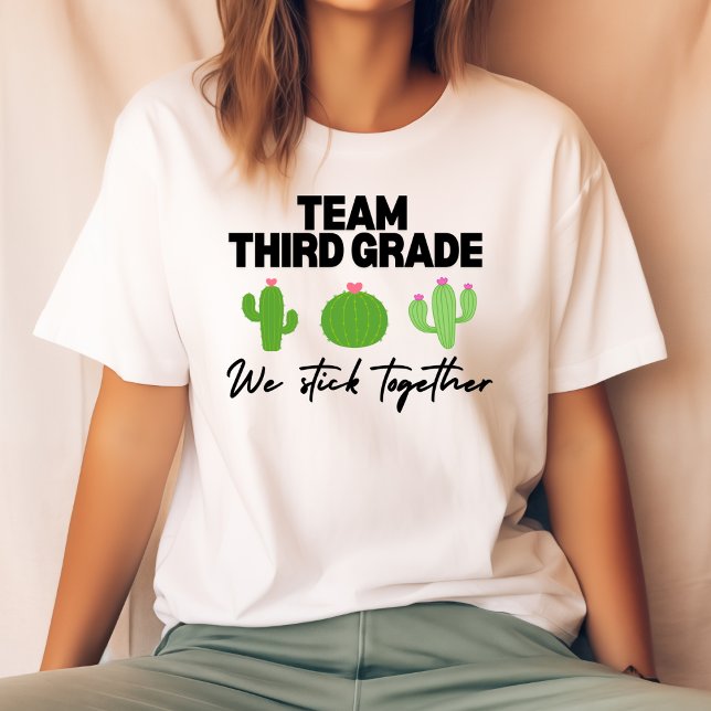 Team Third Grade We Stick Together Teacher Tshirt (Creator Uploaded)