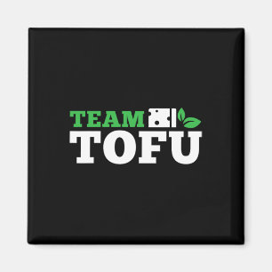 Team Tofu Workout Vegan Bodybuilding Fitness Plant Magnet