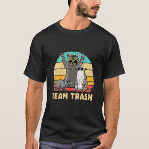 Team Trash Opossum Raccoon Rat Funny Animals Garba T-Shirt