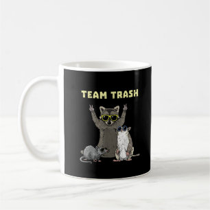 Team Trash Opossum Racoon Rat, Funny Animals Garb Coffee Mug