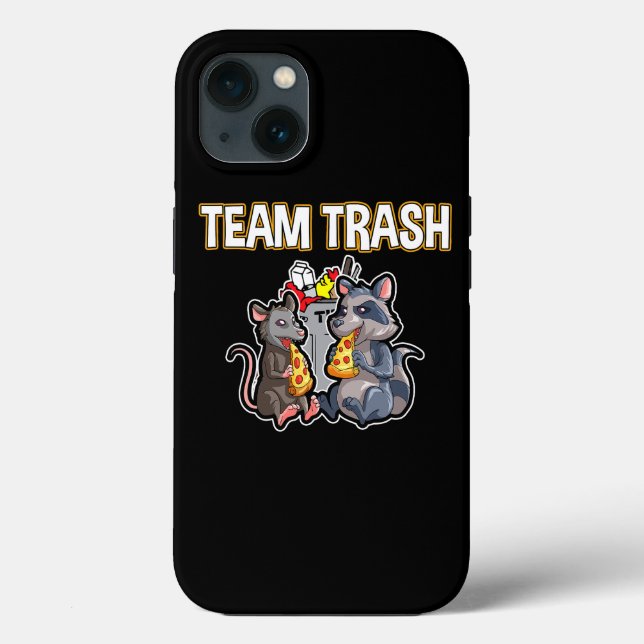 Team Trash Quote for Opossum Lover and Possum Case-Mate iPhone Case (Back)