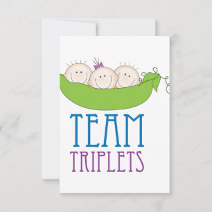 Team Triplets Thank You Card