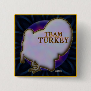 Team Turkey 15 Cm Square Badge