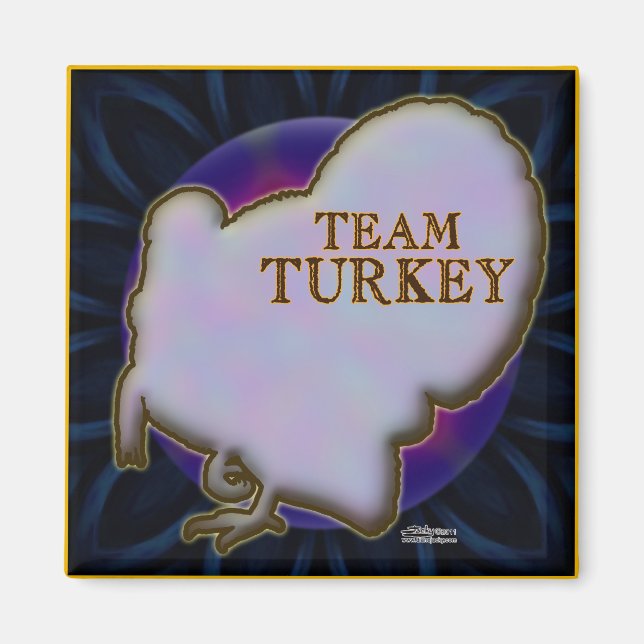 Team Turkey Magnet (Front)