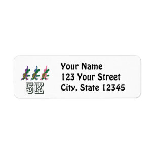 Team Turtle 5K Return Address Label