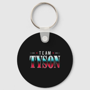 Team Tyson Family Personalised Name Tyson Vintage Key Ring