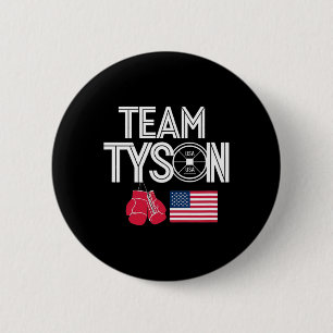 Team Tyson Family Personalised Name Vintage 6 Cm Round Badge