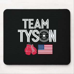 Team Tyson Family Personalised Name Vintage Mouse Pad