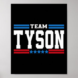 Team Tyson Lifetime Member Family Last Name Tyson  Poster