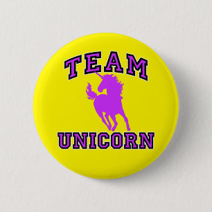 Team Unicorn 6 Cm Round Badge