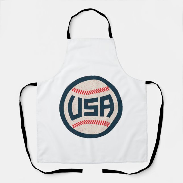 Team USA Baseball Apron (Front)