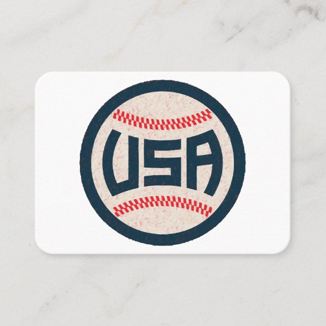 Team USA Baseball Business Card (Front)