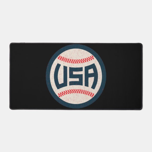 Team USA Baseball Desk Mat (Front)