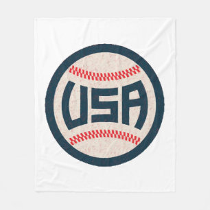 Team USA Baseball Fleece Blanket