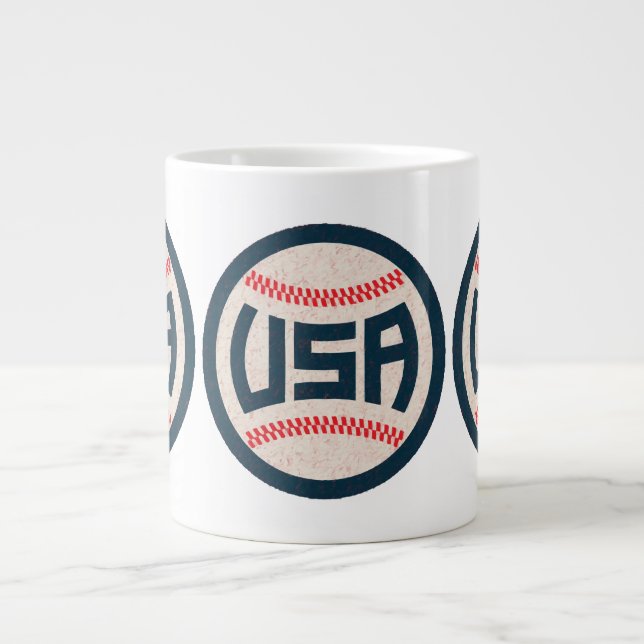 Team USA Baseball Large Coffee Mug (Front)