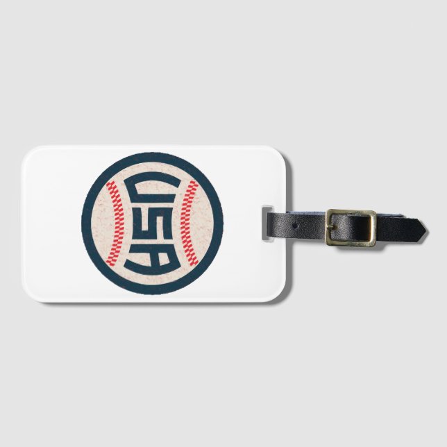 Team USA Baseball Luggage Tag (Front Horizontal)