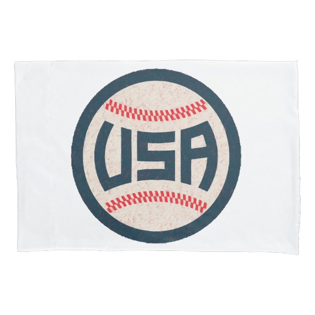 Team USA Baseball Pillowcase (Front)