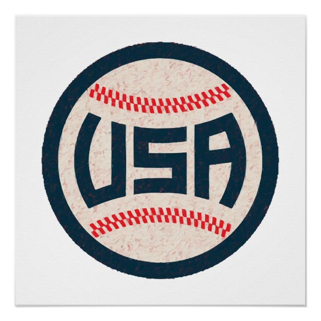Team USA Baseball Poster (Front)
