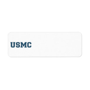 Team USMC Return Address Label