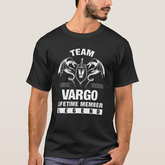 Team Vargo Lifetime Member   T-Shirt (Front)