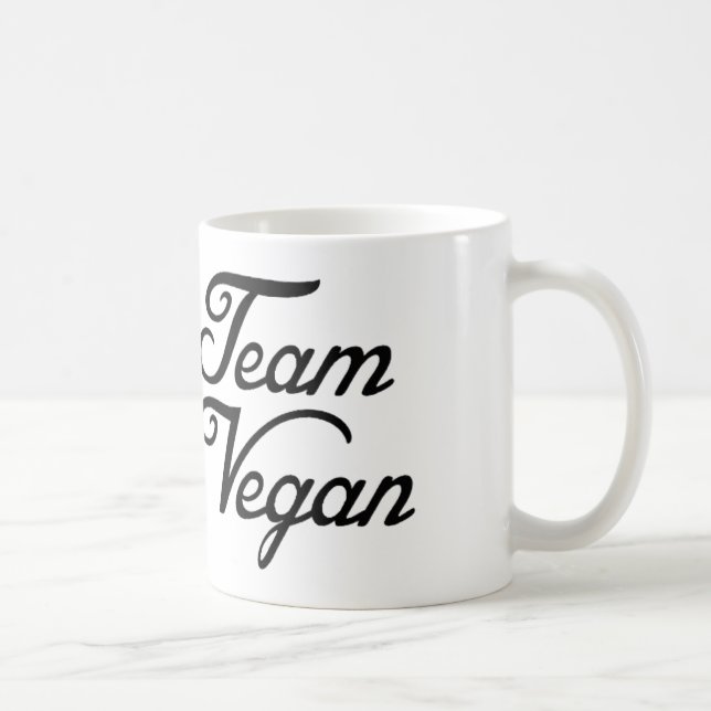 Team Vegan Coffee Mug (Right)