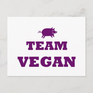 Team Vegan Postcard