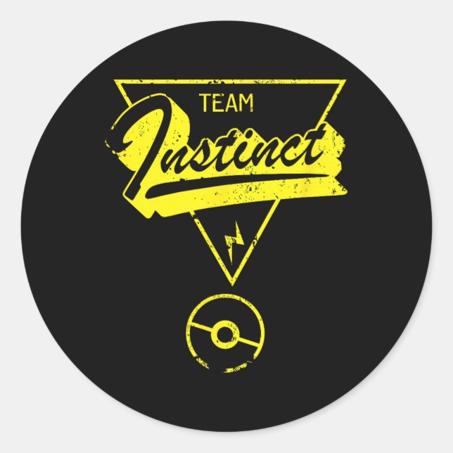 Team - Video Game -  Classic Round Sticker (Front)