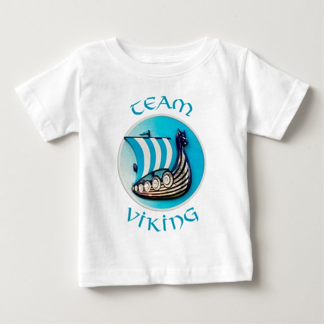 team-viking baby T-Shirt (Front)