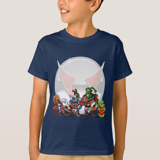 Team Virtupets Space Station Group T-Shirt (Front)