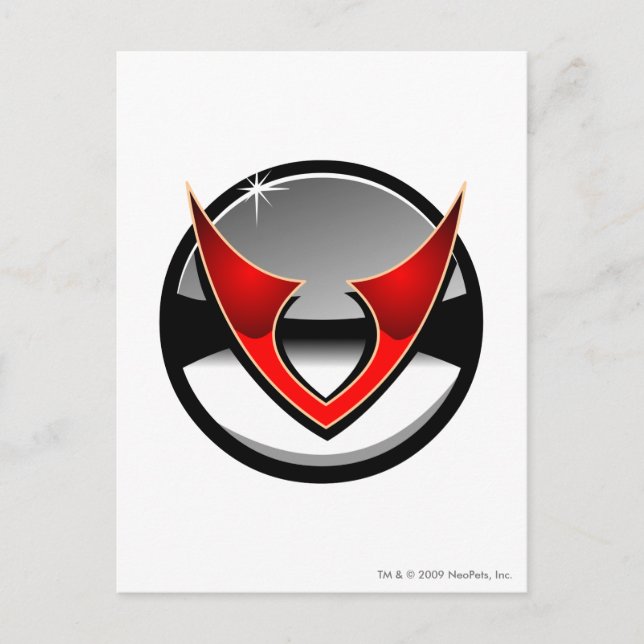 Team Virtupets Space Station Logo Postcard (Front)