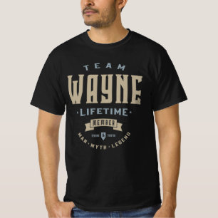 Team Wayne Lifetime Member Personalised Name T-Shirt