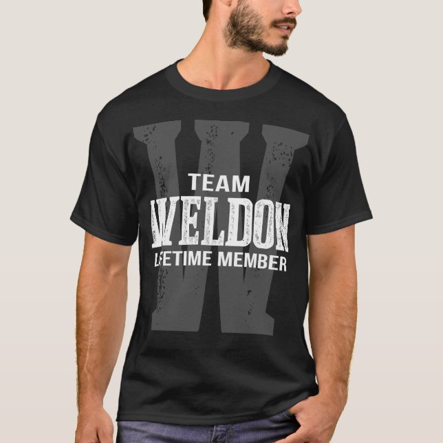 Team WELDON Lifetime Member T-Shirt (Front)