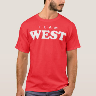 Team West Personalised Surname Bride Groom Family T-Shirt
