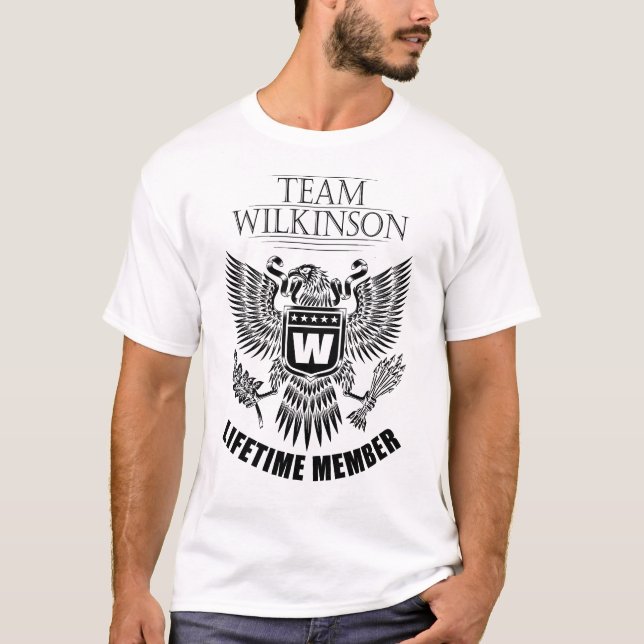 Team Wilkinson Lifetime member T-Shirt (Front)