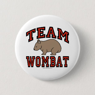 Team Wombat III 6 Cm Round Badge