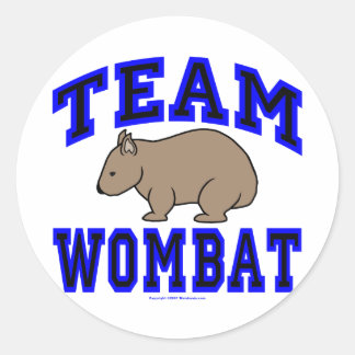 Team Wombat IV Sticker