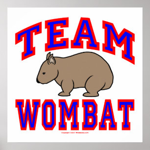 Team Wombat VI Poster