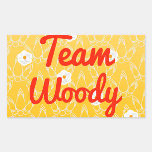 Team Woody Rectangular Sticker