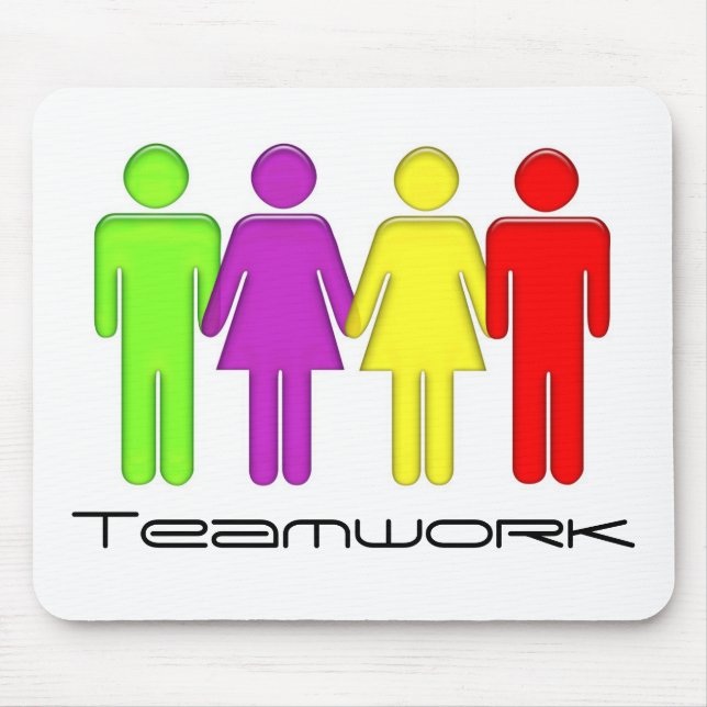 Team work coming together mouse pad (Front)