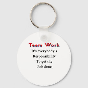 Team work key ring