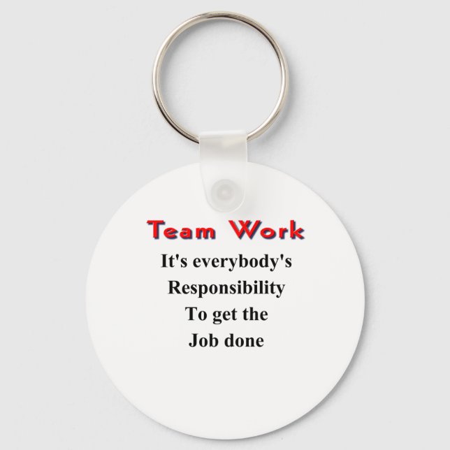 Team work key ring (Front)