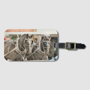 Team work luggage tag