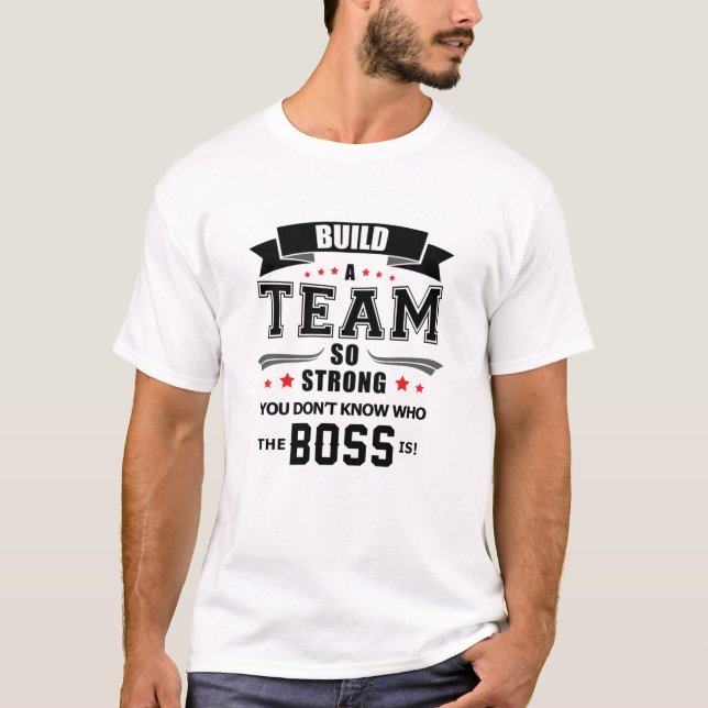 Team Work Spirit Job Team Player Awesome Gift Idea T-Shirt (Front)