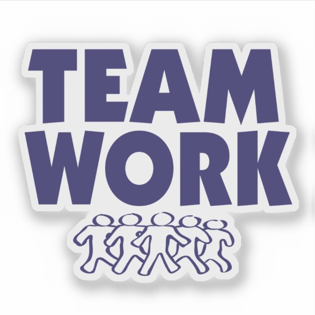 Team Work with graphic award or recognition (Front)