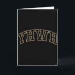 Team Yhwh Adonai Christian Faith Based Mens Womens Card<br><div class="desc">Team Yhwh Adonai Christian Faith Based Mens Womens</div>