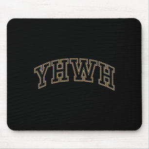 Team Yhwh Adonai Christian Faith Based Mens Womens Mouse Pad