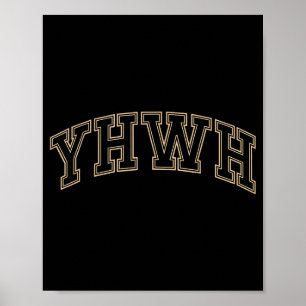 Team Yhwh Adonai Christian Faith Based Mens Womens Poster